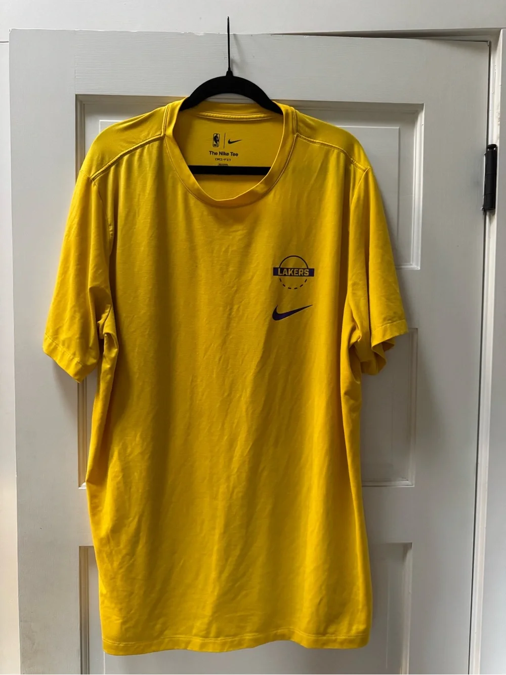 Nike Yellow Los Angeles Lakers Short-Sleeve Tee